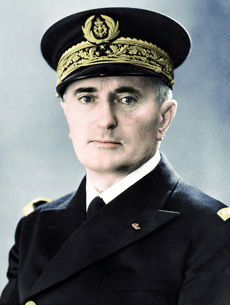 François Darlan (colorized by Norman)