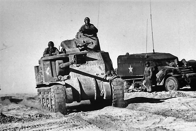 US Grant tank in Tunisia