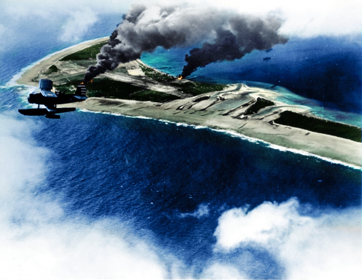 1.02. Wotje Atoll bombed V Norman