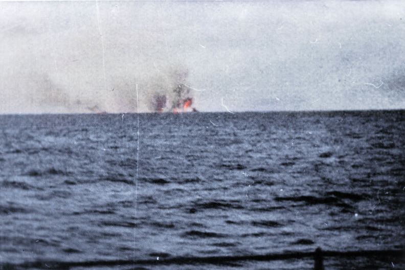 05, HMS Hood after explosion (Norman)